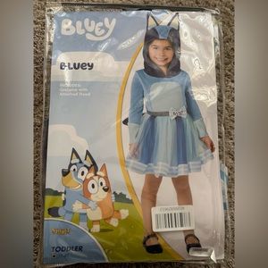 NWT Bluey Dress Halloween Costume (3t-4t)